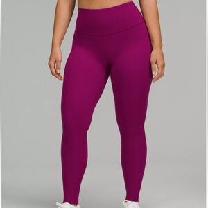 lululemon Wunder Under Leggings Magenta Purple | SIZE 4